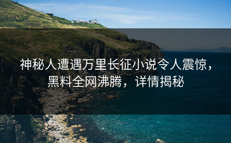 神秘人遭遇万里长征小说令人震惊，黑料全网沸腾，详情揭秘