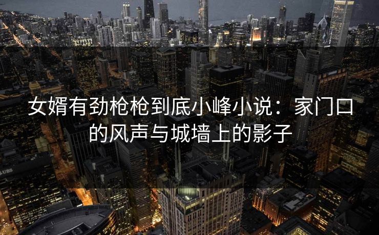 女婿有劲枪枪到底小峰小说：家门口的风声与城墙上的影子